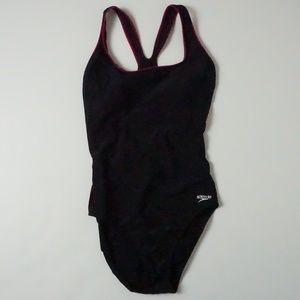 Speedo One Piece Swimsuit 8 Black